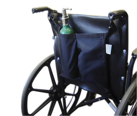 Fabrication Enterprises - From: 43-2280 To: 43-2293  Wheelchair accessory, mini oxygen tank holder