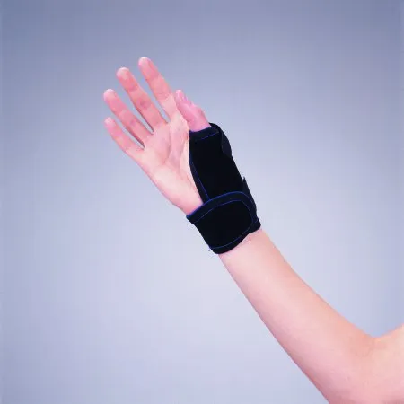 DeRoyal - Thermo-Form - 359LR - Thumb Splint Thermo-form Large Hook And Loop Closure Black