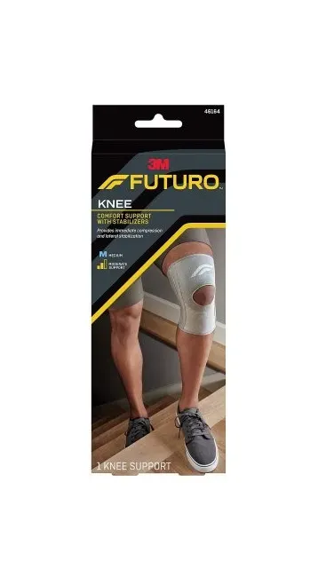 3M - 3M Futuro Stabilizing - 46164ENR - Knee Support 3M Futuro Stabilizing Medium Pull-On Left or Right Knee