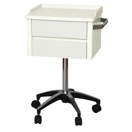 UMF Medical - 6620 - Ecg Cart Metal And Cast Aluminum 20 X 33-1/2 X 16-1/4 Inch Specify Color When Ordering 13-3/4 X 13 X 2-1/2 Inch
