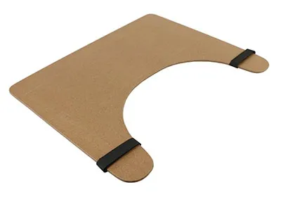 Fabrication Enterprises - From: 50-1300 To: 50-1302 - Wheelchair tray, economy, wood finish