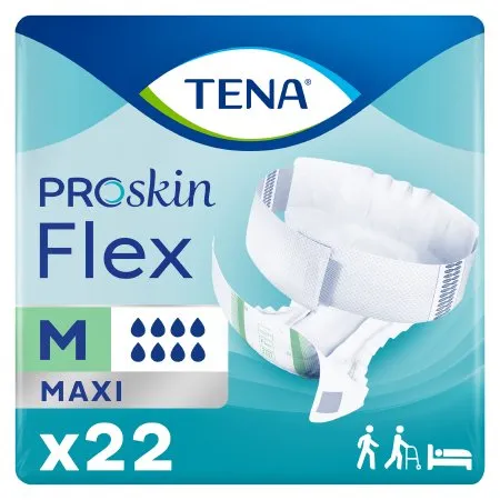 Essity Health & Medical Solutions - 67837 - Essity TENA ProSkin Flex Maxi Unisex Adult Incontinence Belted Undergarment TENA ProSkin Flex Maxi Size 12 Disposable Heavy Absorbency