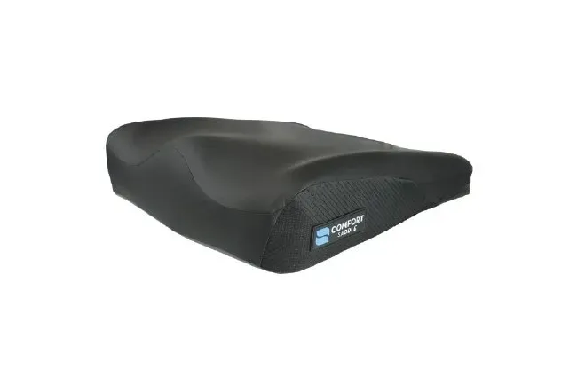 The Comfort - Comfort Saddle - 55S1818 - Wedge Seat Cushion Comfort Saddle 18 W X 18 D Inch Foam