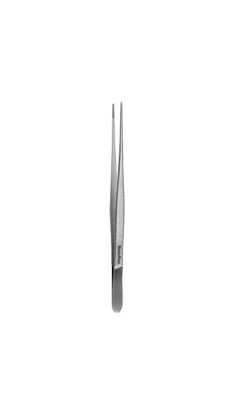 Integra Lifesciences - Meisterhand - Mh6-154tc - Dressing Forceps Meisterhand Potts-Smith 7 Inch Length Surgical Grade German Stainless Steel / Tungsten Carbide Nonsterile Nonlocking Thumb Handle Straight Cross Serrated Tips