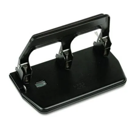 Master - MAT-MP50 - 40-sheet Heavy-duty Three-hole Punch With Gel Padded Handle, 9/32 Holes, Black