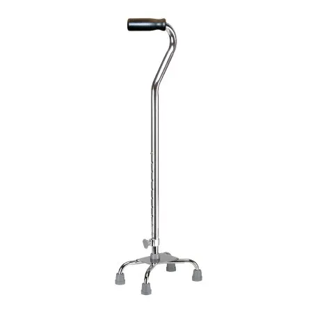 Drive Devilbiss Healthcare - drive - 10301-4 - Drive Medical  Small Base Quad Cane  Aluminum 30 to 39 Inch Height Chrome