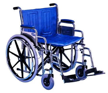 Invacare - Tracer IV - T422RDAP - Wheelchair Tracer IV Dual Axle Desk Length Arm Midnight Blue Upholstery 22 Inch Seat Width Adult 350 lbs. Weight Capacity