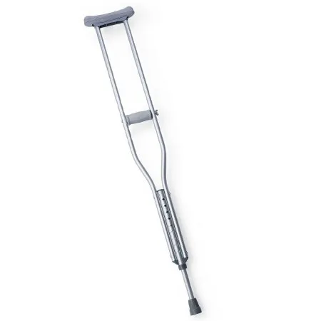 Medline - Guardian - MDSV80535 - Underarm Crutches Aluminum Frame Adult 300 lbs. Weight Capacity Push Button Adjustment