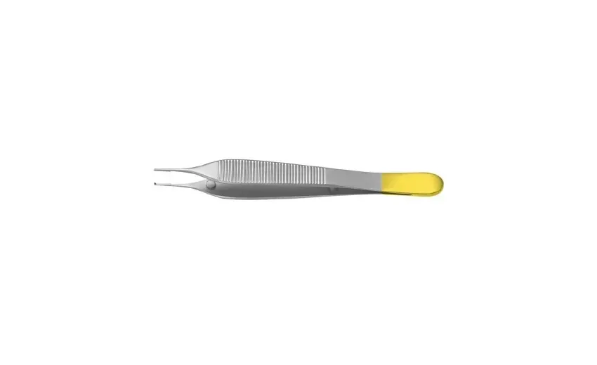 Integra Lifesciences - Padgett - PM-2511 - Tissue Forceps Padgett Adson-gorney 4-3/4 Inch Length Surgical Grade Stainless Steel / Tungsten Carbide Nonsterile Nonlocking Thumb Handle Straight 1 X 2 Teeth With Tying Platform