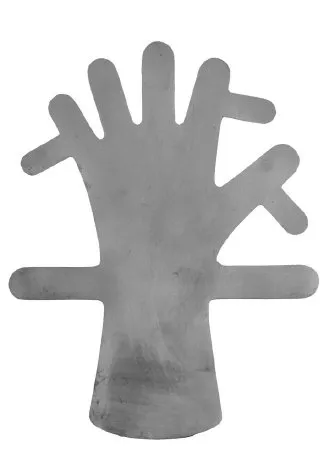 Integra Lifesciences - Framer - PM-4480 - Surgical Hand Immobilizer Framer Malleable Lead Left Or Right Hand Gray One Size Fits Most