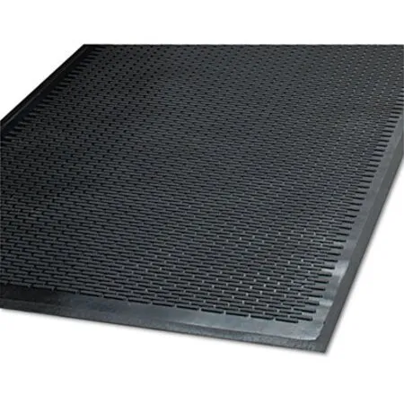 Guardian - MLL-14040600 - Clean Step Outdoor Rubber Scraper Mat, Polypropylene, 48 X 72, Black