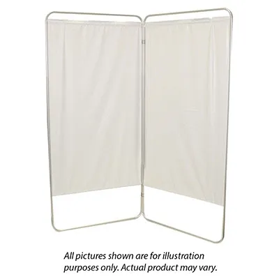 Fabrication Enterprises - From: 65-0100G To: 65-0111Y - Standard 3 Panel Privacy Screen vinyl, extended, folded