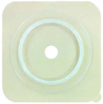 Securi-T - 7819134 - Ostomy Barrier Securi-T Precut  Extended Wear Adhesive Tape Collar 44 mm Flange Green Code System 3/4 Inch Opening 5 X 5 Inch