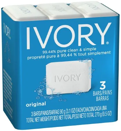 Care Line - Ivory - 0272364 - Soap Ivory Bar 3 oz. Individually Wrapped Light Scent