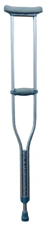 Drive Medical - EZ Adjust - 10431-8 - Underarm Crutches EZ Adjust Aluminum Frame Child 300 lbs. Weight Capacity Clip Adjustment
