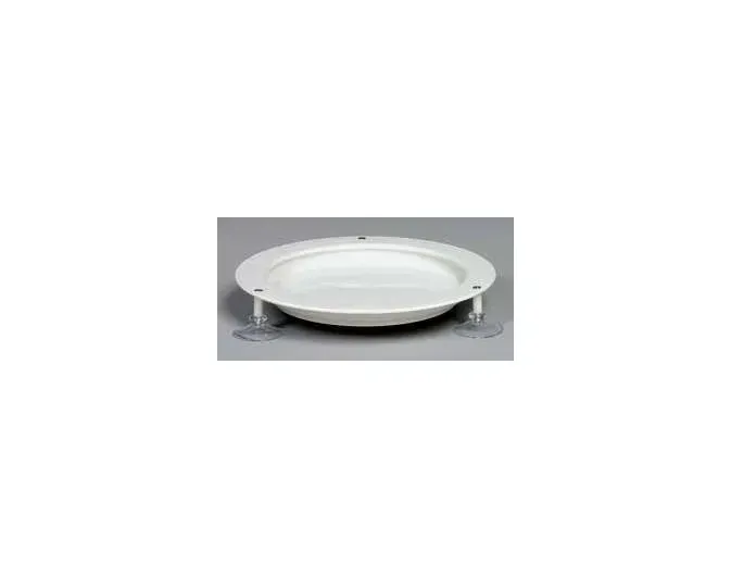 Alimed - Inner Lip - 2970010540 - Plate With Suction Cups Inner Lip Sandstone Reusable Plastic 9 Inch Diameter