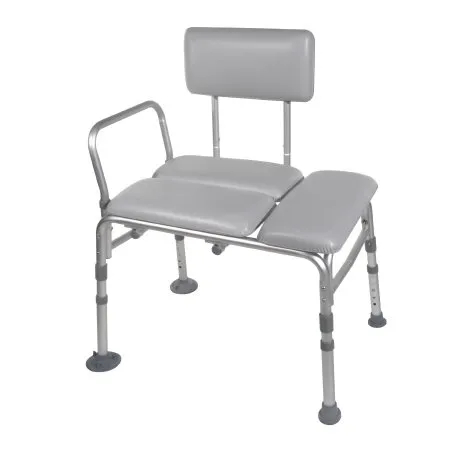 Drive Devilbiss Healthcare - 12005KD-1 - Drive Medical drive drive Knocked Down Bath Transfer Bench Arm Rail 17 3/4 to 21 3/4 Inch Seat Height 400 lbs. Weight Capacity