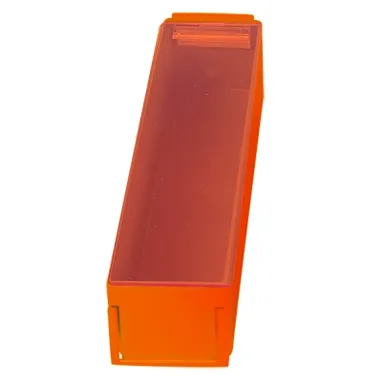 Health Care Logistics - 5312-01R - Unit Dose Bin With Lid Red Plastic 2-3/4 X 3 X 11-7/8 Inch
