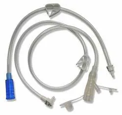 Applied Medical Technology - AMT Mini Classic - 6-1221 - Applied Medical Technologies  Right Angle Connector with Bolus Adapter  12 Inch