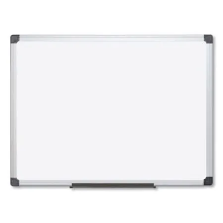 MasterVision - BVC-MA2107170 - Value Lacquered Steel Magnetic Dry Erase Board, 96 X 48, White Surface, Silver Aluminum Frame