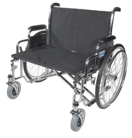 Drive Medical - drive Sentra EC - STD26ECDFA - Bariatric Wheelchair drive Sentra EC Full Length Arm Black Upholstery 26 Inch Seat Width Adult 700 lbs. Weight Capacity