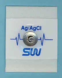 S & W Healthcare - SERIES803 - Ecg Monitoring Electrode Foam Backing Non-radiolucent Snap Connector 30 Per Pack