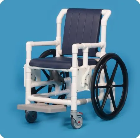 IPU - SAC33 MS N - Shower Chair Ipu Swing-away Arm - Left Pvc Frame Padded Backrest 350 Lbs. Weight Capacity