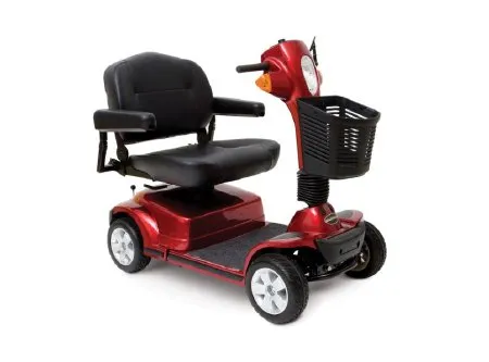 Pride Health Care - Maxima - SC941 - 4 Wheel Electric Scooter Maxima 500 lbs. Weight Capacity Red / Blue