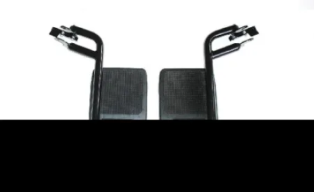Drive Medical - drive - ATCSFBK - Wheelchair Footrest Set drive For 10950F Transport Wheelchair