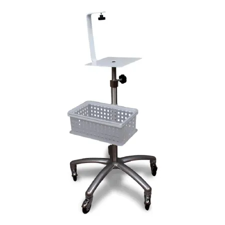 Nonin Medical - 3668-100 - Deluxe 5 Point Rolling Stand with Adjustable Pole Height -Continental US Only - including Alaska  Hawaii- -DROP SHIP ONLY-