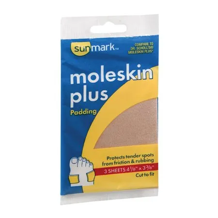 McKesson - sunmark - 01093904433 - Protective Pad Sunmark One Size Fits Most Adhesive Backing Foot