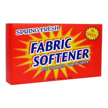 US Chemical  - Spring Fresh - 63073 - Dryer Sheet Spring Fresh 40 Count Box Sheet Spring Fresh Scent