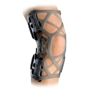DJO DJOrthopedics - 11-7427-4 - DJO OA Reaction Web Left Medial / Right Lateral Knee Brace OA Reaction Web Left Medial / Right Lateral Large Hook and Loop Strap Closure 21 to 23 1/2 Inch Thigh Circumference Left or Right Knee