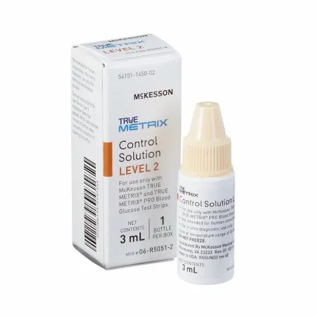 McKesson - 06-R5051-2 - TRUE METRIX Blood Glucose Control Solution TRUE METRIX 3 mL Level 2