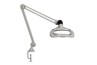 Accu-Scope - WAL025968 - Magnifying Light Led Edge Clamp Mount Grey 59 W