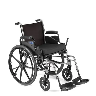 Invacare - Tracer SX5 - From: TRSX50FBP To: TRSX56FBP -  Lightweight Wheelchair  Dual Axle Desk Length Arm 20 Inch Seat Width Adult 250 lbs. Weight Capacity