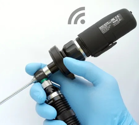 Florida Medical Sales - DE1250 - Wireless Endoscope Camera 5.5 X 5.5 X 11.5cm, 720 X 480 Resolution, Usb 1.1/2.0 And Above Interface, Built-in 850 Mah Battery, Bmp, Jpg, Avi Video/image Files, Yuy2 Format Video, 30 Fps Frame Rate