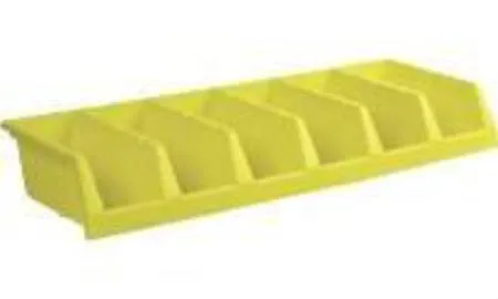 Akro-Mils - System Bins - 30318YELLO - Storage Bin System Bins Yellow Plastic 4 X 18 X 33 Inch