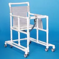 IPU - Ultimate - ULT99ET - Walker with Wheels Extra Tall Ultimate PVC Frame 400 lbs. Weight Capacity 34-3/4 to 40-3/4 Inch Height
