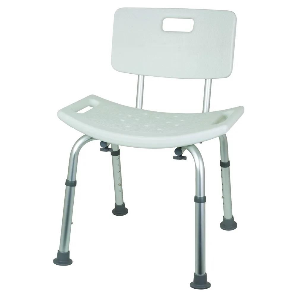 Compass Health Brands - Bsbcwb - Probasics Bariatric Shower Chair With Back, 550lb Weight Capacity.