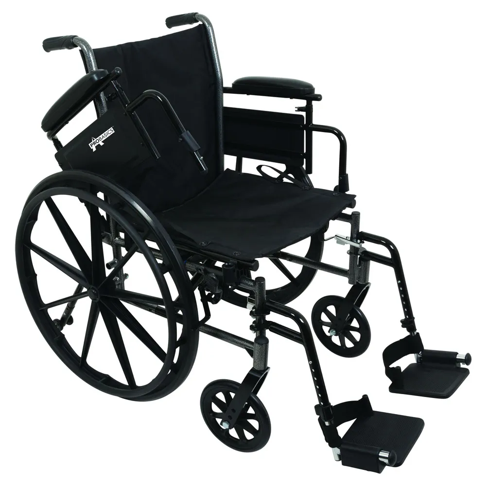 Compass Health Brands - Wc31616ds - K3-Lite Wheelchair With Removable Desk-Length Arms And Swing-Away Footrests, 16&#34; X 16&#34;, 300 Lb Weight Capacity.