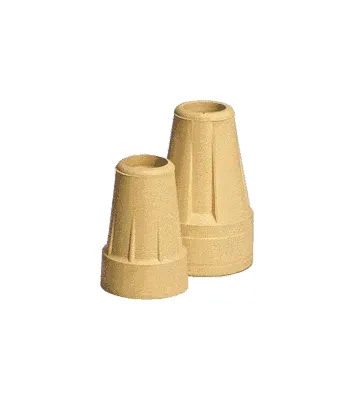 Carex Health Brands - A952-00 - Extra large crutch tip, one pair, 7/8", extra-thick base for long term use. Tan