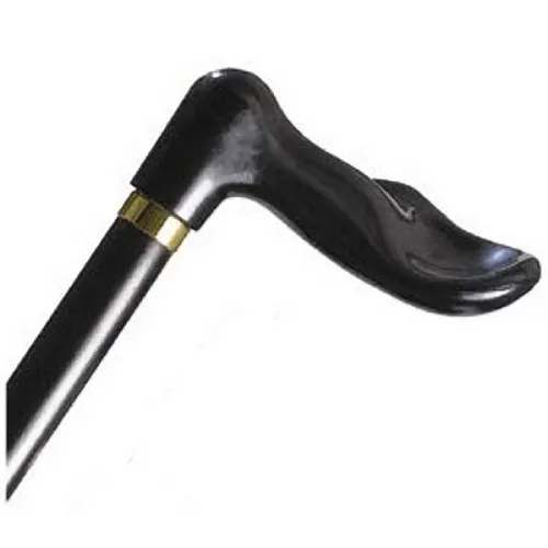 Alex Orthopedics - From: MP-40308 To: MP-40367 - Wood Cane With Palm Grip Handle Left