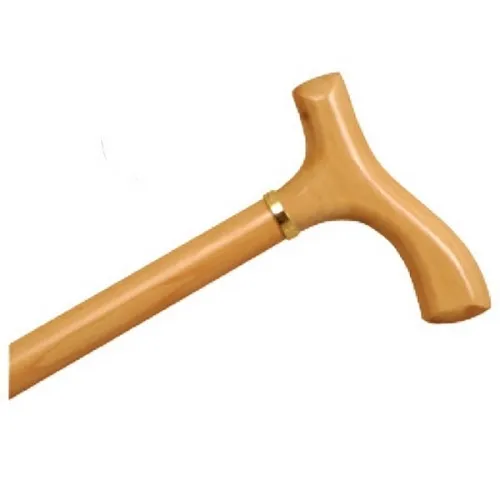 Alex Orthopedics From: MP-53014 To: MP-53019 - Extra Tall Wood Cane With Tourist Handle Derby And Collar