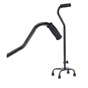 Alex Orthopedics - From: MP51000 To: MP51058 - Alex Orthopedic Small Base Quad Cane, Black, 30" 39" Adjustable Height, 300 lb. Weight Capacity