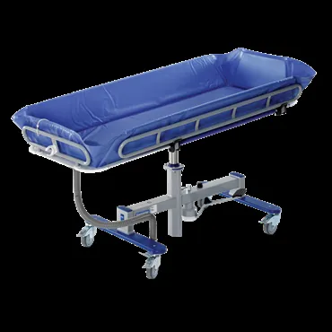 ArjoHuntleigh - BAB1103-01 - BAB5000-01 - Shower Trolley (Extended Length) Special Order - Electric (includes 2 X 12 Volt Batteries And Wall C