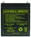Dalton Medical - From: BAT-1205 To: BAT-24NF  12V  5AH Battery Wt 4 lbs