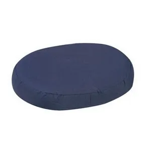 Briggs - DMI - 513-8018-2400 -  18" navy cover with molded foam ring cushion. Made of one piece, puncture proof molded foam, ring shape comfortably conforms to body contours and washable removable polyester/cotton cover.