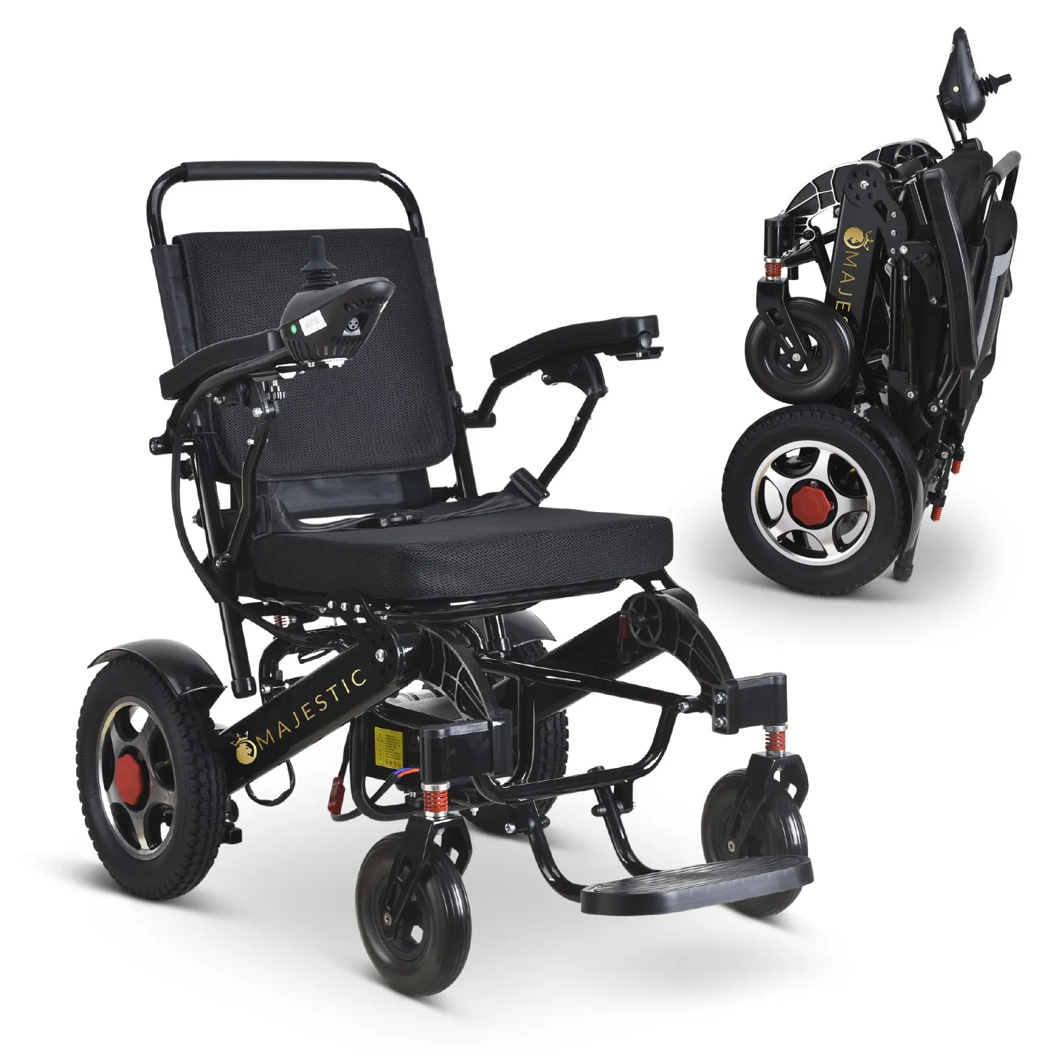 Buvan - 6016-Black - Remote Control Electric Wheelchair