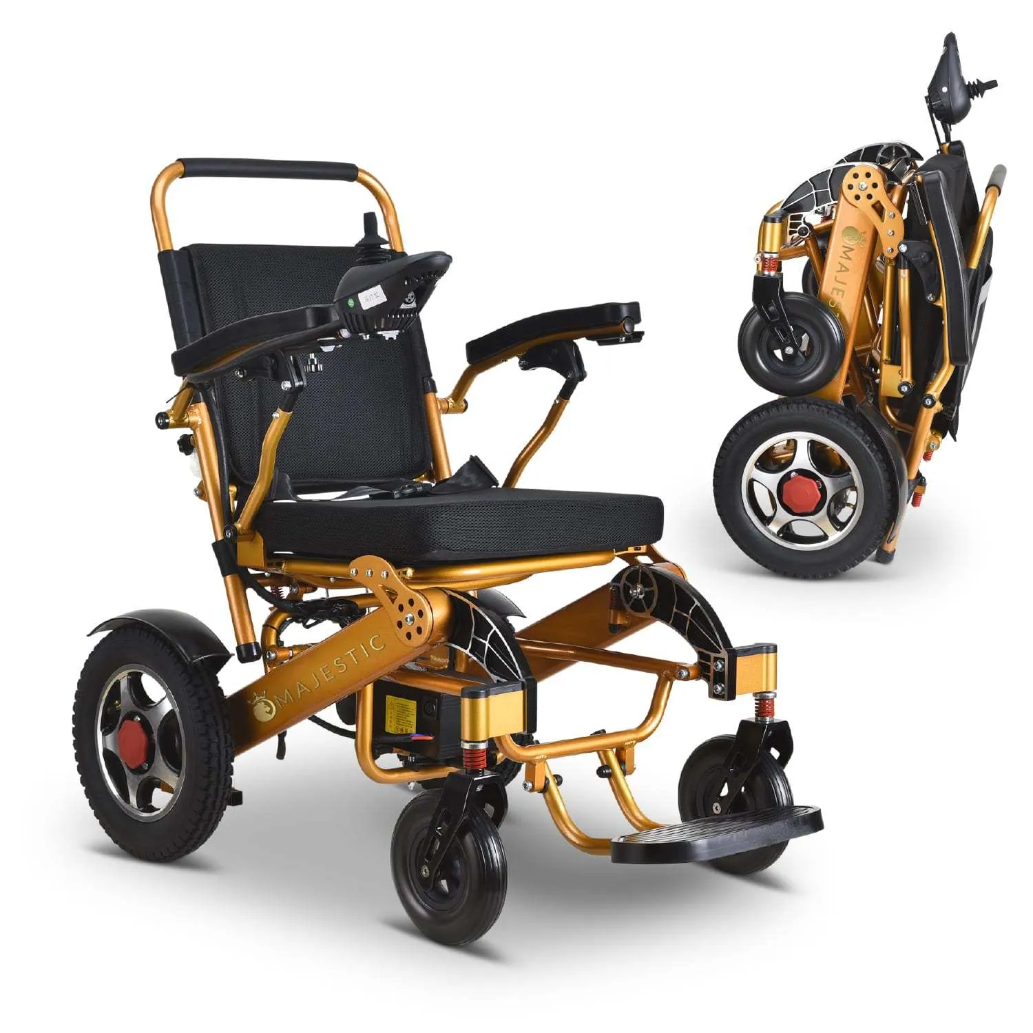 Buvan - From: 6016-BRONZE To: 6016-YELLOW - Remote Control Electric Wheelchair